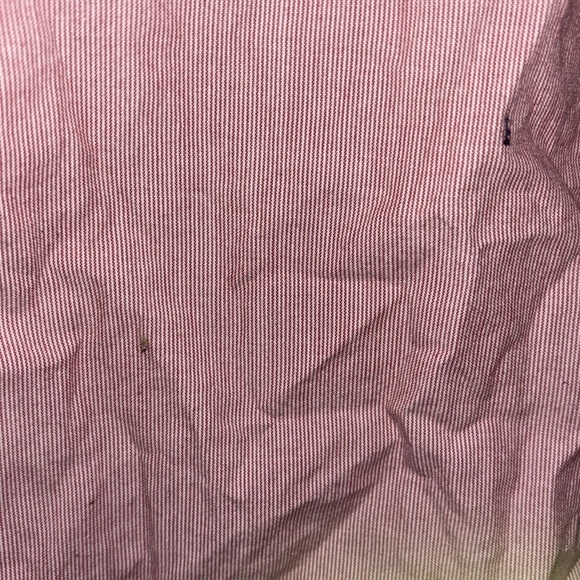 Jcrew  pink striped slim fit mens long sleeve shirt Sz L - Picture 4 of 9